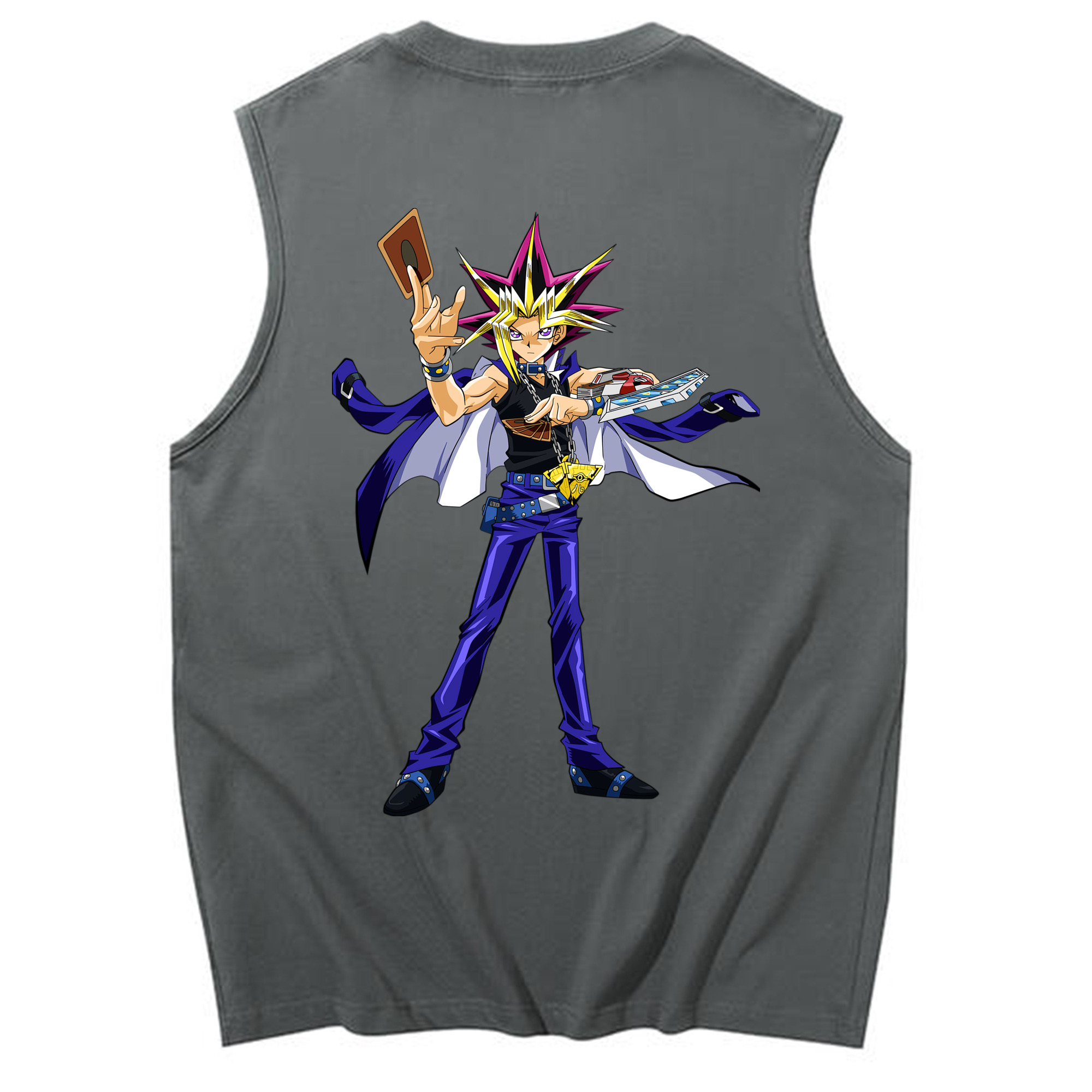 （画像用） 遊☆戯☆王 Yu-Gi-Oh! コットン100％タンクトップ（背面プリント）